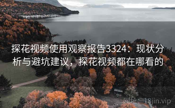 探花视频使用观察报告3324：现状分析与避坑建议，探花视频都在哪看的