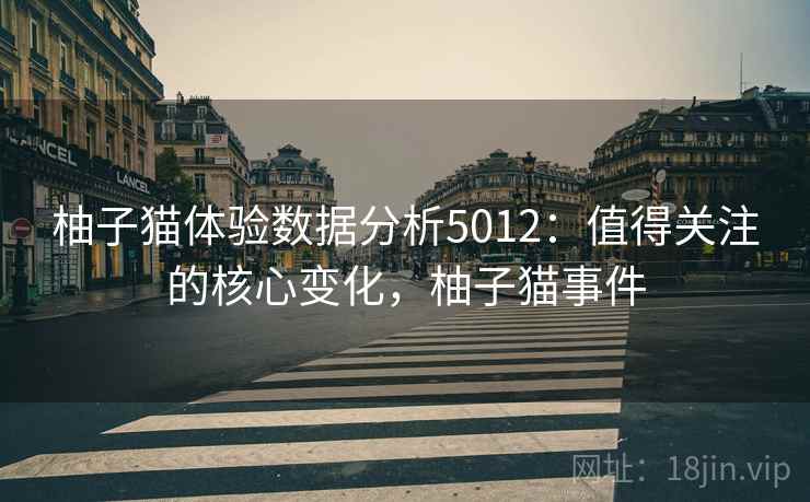 柚子猫体验数据分析5012:值得关注的核心变化,柚子猫事件 柚子猫体验数据分析5012:值得关注的核心变化,柚子猫事件